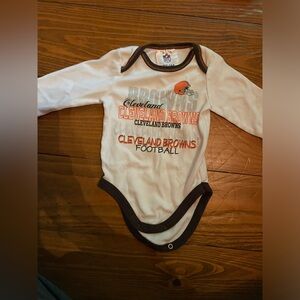 Cleveland browns onesie